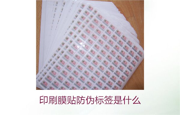 印刷膜贴防伪标签是什么？解析印刷膜贴防伪标签的特点与应用(图3)